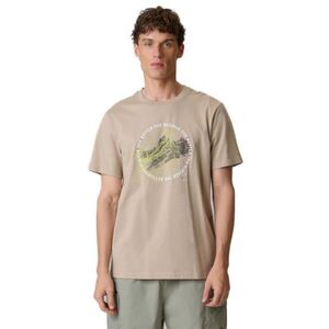 Pánské tričko s krátkým rukávem 4F-TSHIRT M2822-83S-BEIGE obraz