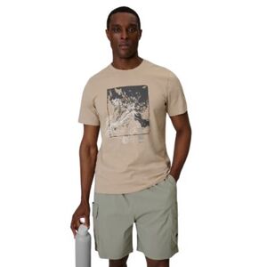 Pánské tričko s krátkým rukávem 4F-TSHIRT M2825-83S-BEIGE obraz