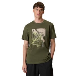 Pánské tričko s krátkým rukávem 4F-TSHIRT M2825-43S-KHAKI obraz