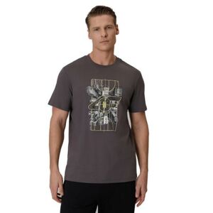 Pánské tričko s krátkým rukávem 4F-TSHIRT M2664-24S-MIDDLE GREY obraz