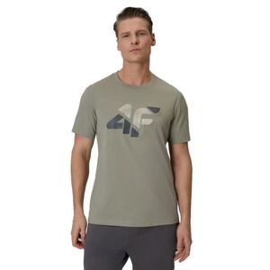 Pánské tričko s krátkým rukávem 4F-TSHIRT M2667-43S-KHAKI obraz