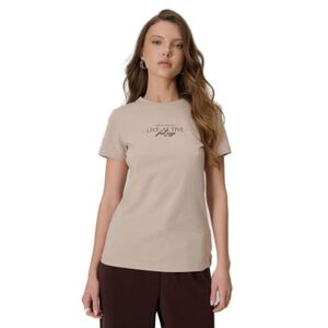 Dámské tričko s krátkým rukávem 4F-TSHIRT F2742-83S-BEIGE obraz