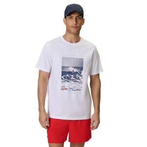 Pánské tričko s krátkým rukávem 4F-TSHIRT M2783-10S-WHITE obraz
