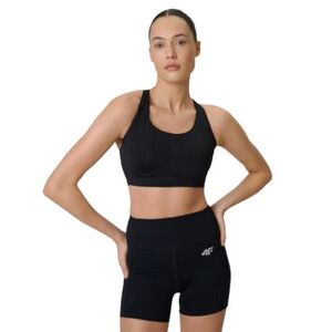 Dámská sportovní tréninková podprsenka 4F-SPORT BRA F222-20S-DEEP BLACK obraz