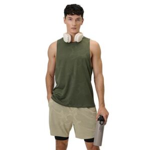 Pánské běžecké tílko 4F-SLEEVELESS FNK M0877-43S-KHAKI obraz