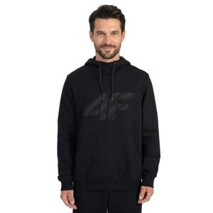 Pánská mikina s kapucí 4F-SWEATSHIRT M2548-20S-DEEP BLACK obraz