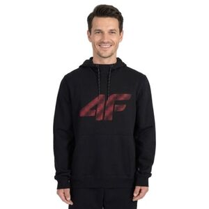 Pánská mikina s kapucí 4F-SWEATSHIRT M2548-020S-DEEP BLACK obraz