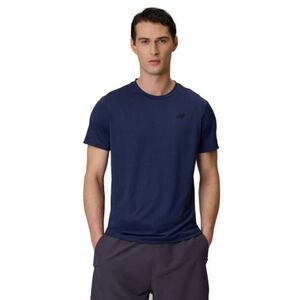 Pánské tréninkové tričko s krátkým rukávem 4F-TSHIRT FNK M2140-31M-NAVY MELANGE obraz