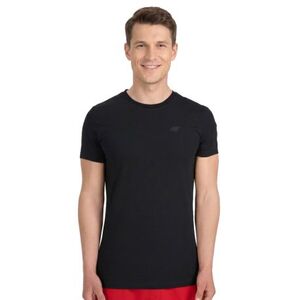 Pánské tričko s krátkým rukávem 4F-TSHIRT M3340-20S-DEEP BLACK obraz