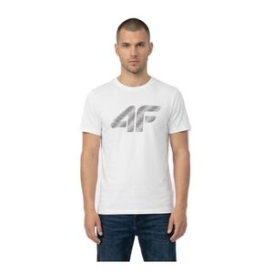 Pánské tričko s krátkým rukávem 4F-TSHIRT M3342-10S-WHITE obraz