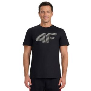 Pánské tričko s krátkým rukávem 4F-TSHIRT M3342-020S-DEEP BLACK obraz