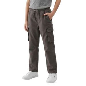 Chlapecké kalhoty 4F JUNIOR-TROUSERS CAS M1435-22S-ANTHRACITE obraz