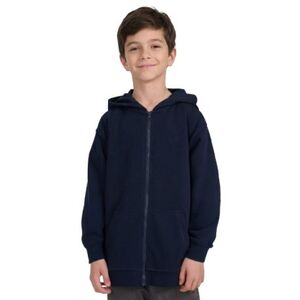 Chlapecká mikina se zipem 4F JUNIOR-SWEATSHIRT M2523-31S-NAVY obraz