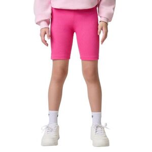Dívčí kraťasy 4F JUNIOR-SHORT TIGHTS CAS F024-55N-HOT PINK NEON obraz