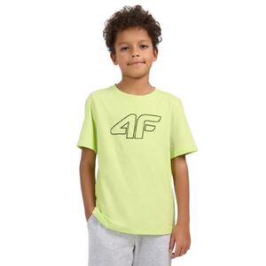 Chlapecké tričko s krátkým rukávem 4F JUNIOR-TSHIRT M3007-45S-CANARY GREEN obraz