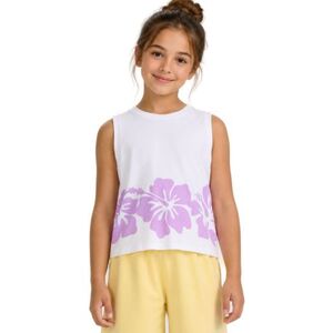 Dívčí tričko bez rukávů 4F JUNIOR-SLEEVELESS F263-10S-WHITE obraz