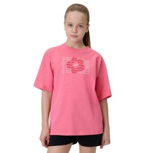 Dívčí tričko s krátkým rukávem 4F JUNIOR-TSHIRT F3302-54S-PINK obraz