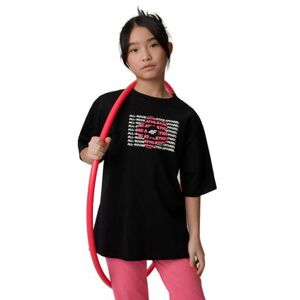 Dívčí tričko s krátkým rukávem 4F JUNIOR-TSHIRT F3302-20S-DEEP BLACK obraz