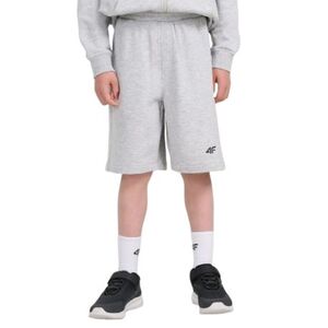 Chlapecké kraťasy 4F JUNIOR-SHORTS CAS M784-25M-GREY MELANGE obraz