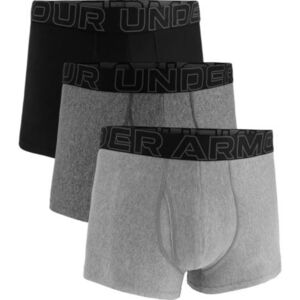 Pánské boxerky UNDER ARMOUR-3 PACK-UA PERFORMANCE TECH - SOLID 3 inch-GRY obraz