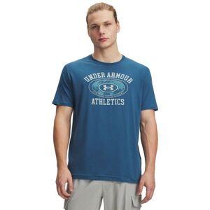 Pánské tričko s krátkým rukávem UNDER ARMOUR-UA M 60/40S ARMOR GLOBE SS-BLU obraz