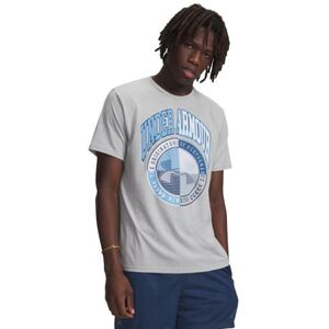 Pánské tričko s krátkým rukávem UNDER ARMOUR-UA M VARSITY CREST SS-GRY obraz