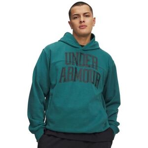 Pánská mikina s kapucí UNDER ARMOUR-UA Rival LW Graphic Hoodie-GRN obraz