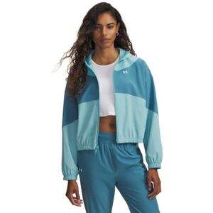 Dámská tréninková bunda UNDER ARMOUR-UA Rival Woven Jkt HD-BLU obraz