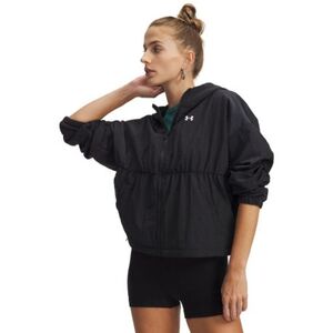 Dámská tréninková bunda UNDER ARMOUR-Rival Woven Bungee FZ-BLK obraz