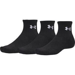Ponožky UNDER ARMOUR-3 PACK-UA Performance Cotton Qtr-BLK obraz