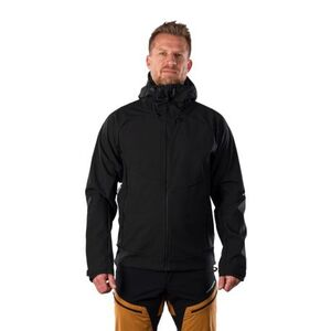 Pánská turistická bunda s kapucí NORTHFINDER-CLIFTON-270blackblack obraz