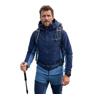 Pánská turistická softshellová bunda s kapucí NORTHFINDER-AMBROSE-387blueblue obraz