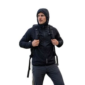 Pánská turistická bunda s kapucí NORTHFINDER-BENEDICTO-269black obraz