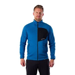 Pánská turistická fleece mikina se zipem NORTHFINDER-EUSTACIO-282blueblack obraz
