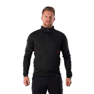 Pánská turistická fleece mikina se zipem NORTHFINDER-JACINTO-269black obraz