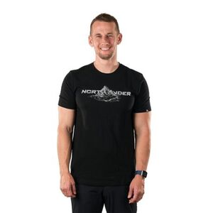 Pánské turistické tričko s krátkým rukávem NORTHFINDER-FID-301darkgrey obraz