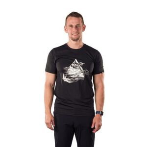 Pánské turistické tričko s krátkým rukávem NORTHFINDER-NADAR-269black obraz