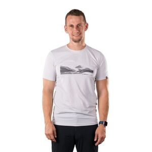 Pánské turistické tričko s krátkým rukávem NORTHFINDER-NAZAREN-529creamwhite obraz