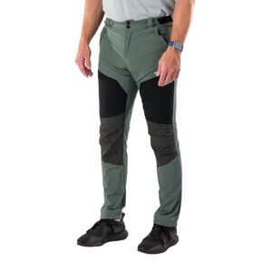 Pánské turistické kalhoty NORTHFINDER-SILVESTRE-680greengreyblack obraz