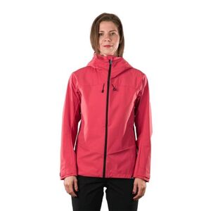 Dámská turistická softshellová bunda s kapucí NORTHFINDER-SHYANN-490coral obraz