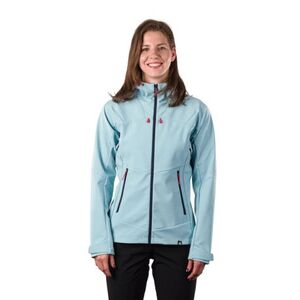 Dámská turistická softshellová bunda s kapucí NORTHFINDER-DAMARIS-368skyblue obraz