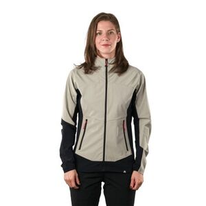 Dámská turistická softshellová bunda s kapucí NORTHFINDER-JAYLYN-263greengrey obraz