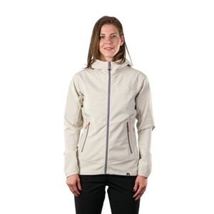 Dámská turistická softshellová bunda s kapucí NORTHFINDER-DESTINEY-529creamwhite obraz