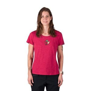 Dámské turistické tričko s krátkým rukávem NORTHFINDER-GRACIANA-510cherry obraz