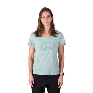 Dámské turistické tričko s krátkým rukávem NORTHFINDER-HELENA-368skyblue obraz