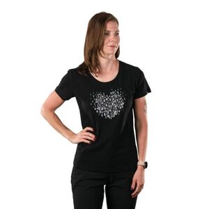 Dámské turistické tričko s krátkým rukávem NORTHFINDER-INES-269black obraz