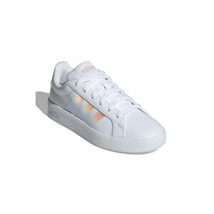 Dívčí rekreační obuv ADIDAS-Grand Court 3.0 Jr cloud white/iridescent/almost pink obraz