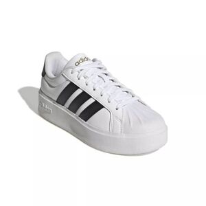 Dámská rekreační obuv ADIDAS-Streettalk Bold W cloud white/core black/matte gold obraz