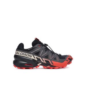 Pánská běžecká trailová obuv SALOMON-Speedcross 6 GTX M black/fiery red/almond milk obraz