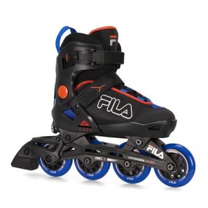 Chlapecké kolečkové brusle FILA SKATES-X 2C Jr black/blue/orange obraz